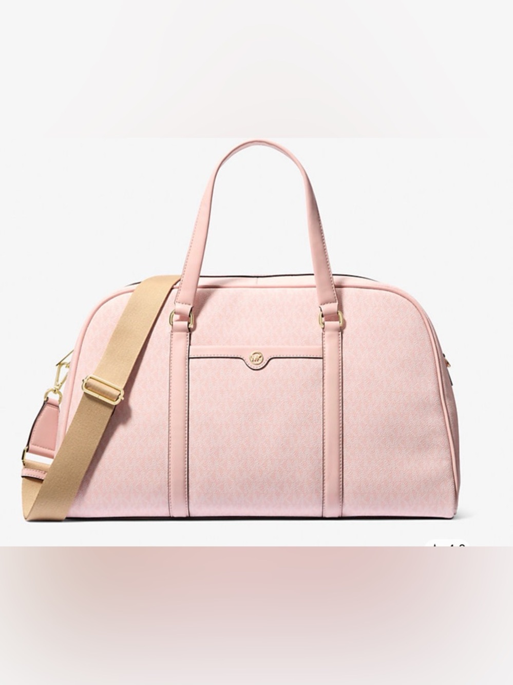Michael Kors Light Pink Travel xl Weekender Tote